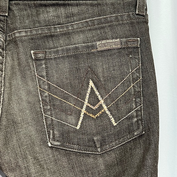 7 For All Mankind Brown A Pocket Jeans - size 28 - Picture 4 of 14